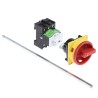 Eaton 3-Pole Panel Mount Isolator Switch IP65, 260A, 18.5kW, Screw Terminal, Red Handle, P1-32 Series