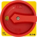 Eaton 3-Pole Panel Mount Isolator Switch IP65, 260A, 18.5kW, Screw Terminal, Red Handle, P1-32 Series 