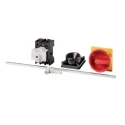 Eaton 3-Pole Panel Mount Isolator Switch IP65, 260A, 18.5kW, Screw Terminal, Red Handle, P1-32 Series 