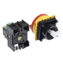 Eaton 3-Pole Panel Mount Isolator Switch IP65, 260A, 18.5kW, Screw Terminal, Red Handle, P1-32 Series 