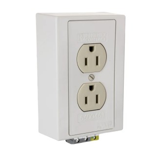 Phoenix Contact 15A 125V Ivory USA Mains Socket DIN Rail Mount Polyvinyl Chloride 5600461