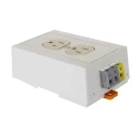 Phoenix Contact 15A 125V Ivory USA Mains Socket DIN Rail Mount Polyvinyl Chloride 5600461