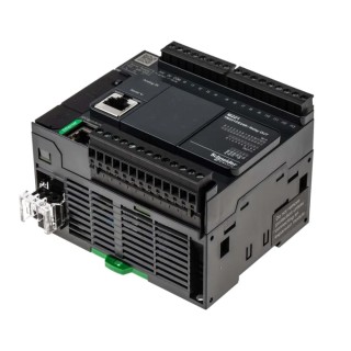 Schneider Electric Modicon M221 Series PLC CPU Panel Mount 14-Input Discrete Input 10 Digital Outputs TM221CE24R