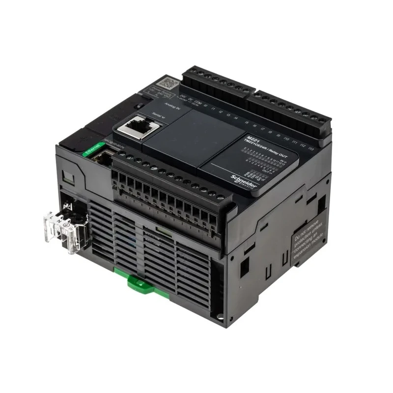Schneider Electric Modicon M221 Series PLC CPU Panel Mount 14-Input Discrete Input 10 Digital Outputs TM221CE24R