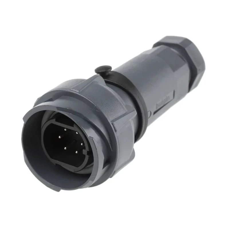 Bulgin Buccaneer 7000 Series Circular Connector Cable Plug 6 Contacts Male IP66 IP68 IP69K 600V 10A PXP7011/06P/ST/0709