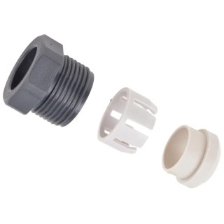 Bulgin 7000 Series Cable Gland Kit with 3 Pieces including 1 Gland, 1 Gland Nut, and Cages PXP7088/1315