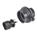 Bulgin Buccaneer 7000 Series Circular Connector, 2 Contacts, Front Mount, Plug, Male, IP66 IP68 IP69K, 600V PXP7012/02P/ST