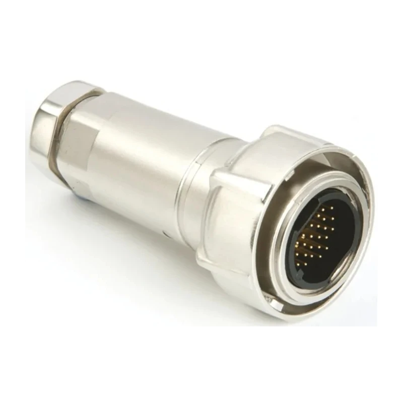 Bulgin Industrial Circular Connector 10 Contacts Cable Plug Male 600V 10A Zinc Housing PXM7010/10P/CR/0911/SN