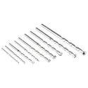 RS PRO 9-Piece Twist Masonry Drill Bit Set 4 mm to 12 mm Tungsten Carbide Tipped 694-425