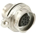 Bulgin Industrial Circular Connector, 2 Contacts, Front Mount, Plug, Male, IP66 IP68 IP69K, Zinc Housing PXM7012/02P/ST