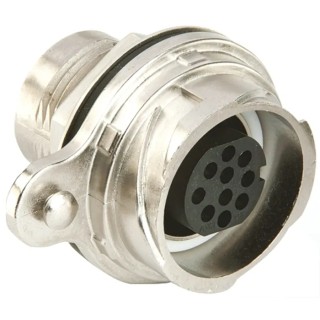 Bulgin Industrial Circular Connector, 2 Contacts, Front Mount, Plug, Male, IP66 IP68 IP69K, Zinc Housing PXM7012/02P/ST