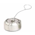 Bulgin Buccaneer 7000 Female Dust Cap, Metal, Silver, IP69K and IP68 Rated PXM7083