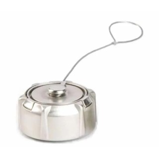 Bulgin Buccaneer 7000 Female Dust Cap, Metal, Silver, IP69K and IP68 Rated PXM7083