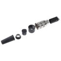 binder Industrial Circular Connector 8 Contacts Cable M16 Plug Male IP40 581 Series 99-2061-702-08