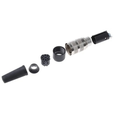 binder Industrial Circular Connector 8 Contacts Cable M16 Plug Male IP40 581 Series 99-2061-702-08