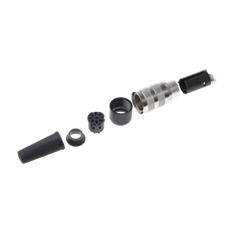 binder Industrial Circular Connector 8 Contacts Cable M16 Plug Male IP40 581 Series 99-2061-702-08