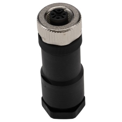 binder Circular Connector, 4 Contacts, Cable Mount, Socket Female, IP67, Polyamide Housing, 8A 250V, 713 Series 99-0430-19-04