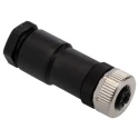 binder Circular Connector, 4 Contacts, Cable Mount, Socket Female, IP67, Polyamide Housing, 8A 250V, 713 Series 99-0430-19-04
