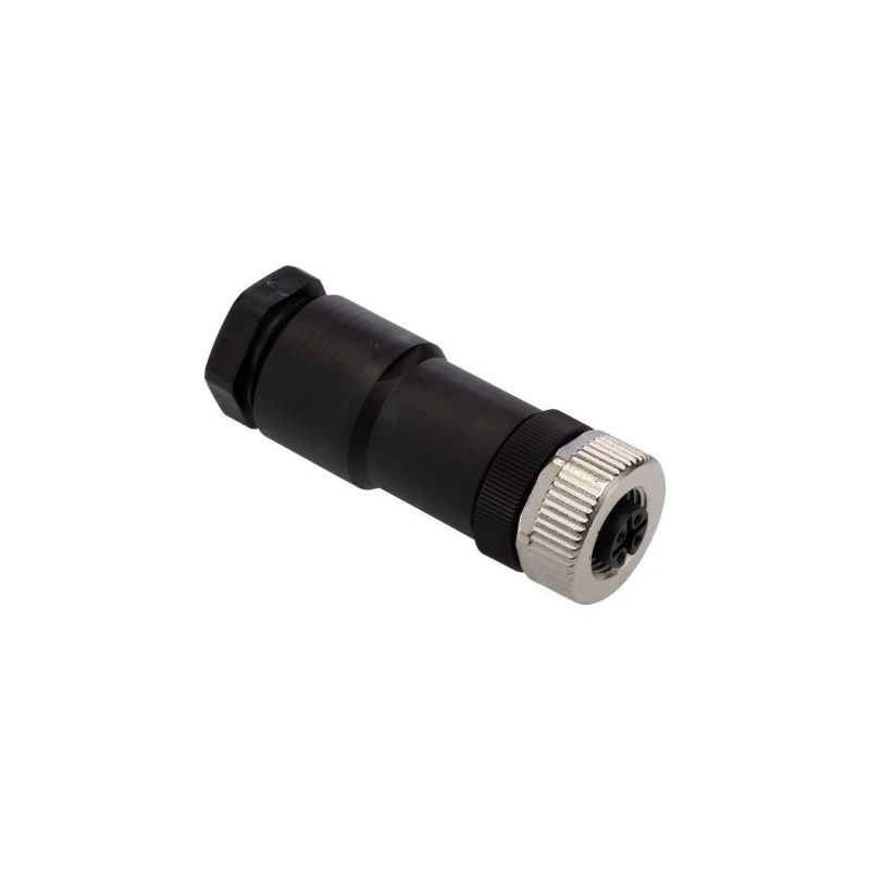 binder Circular Connector, 4 Contacts, Cable Mount, Socket Female, IP67, Polyamide Housing, 8A 250V, 713 Series 99-0430-19-04