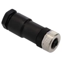 binder Circular Connector, 4 Contacts, Cable Mount, Socket Female, IP67, Polyamide Housing, 8A 250V, 713 Series 99-0430-19-04