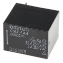 Omron PCB Power Relay, 24V DC Coil Voltage, 10A Switching Current, SPST Contact Configuration G5LE-1A4-DC24