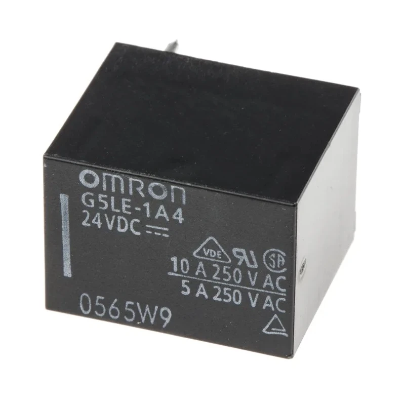 Omron PCB Power Relay, 24V DC Coil Voltage, 10A Switching Current, SPST Contact Configuration G5LE-1A4-DC24