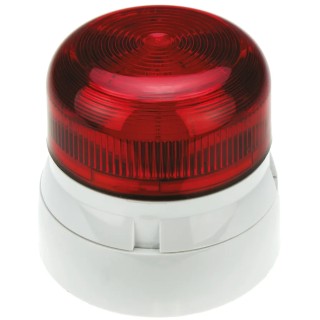 NEUTRAL Flashguard QBS Series Red Beacon 24V AC Flashing Surface Mount Xenon Bulb IP67 IP65 QBS-0017