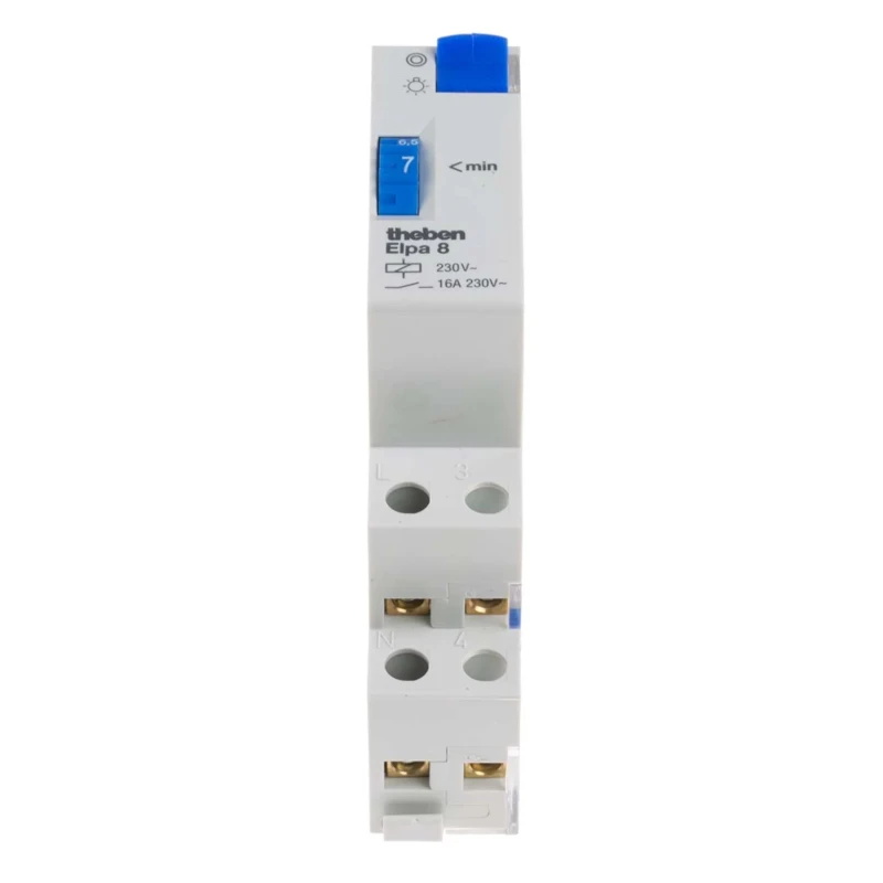 Theben Timer Light Switch SPDT 230V AC 128mm Height 64mm Depth ELPA8