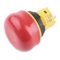 Idec AB Series Push Button Switch Panel Mount 16 mm Cutout Silver SPDT IP65 AB6E-3BV02PRH