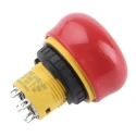 Idec AB Series Push Button Switch Panel Mount 16 mm Cutout Silver SPDT IP65 AB6E-3BV02PRH