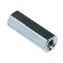 RS PRO Hexagonal Mild Steel Zinc Plated Female/Female Threaded Standoff M4 20 mm Body 806-6569