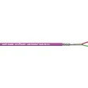 Lapp UNITRONIC BUS PB FC Data Cable, 2 Cores, 0.64 mm² CSA 19 AWG, Screened, 250 V, 50 m Length, Violet Polyethylene 2170820