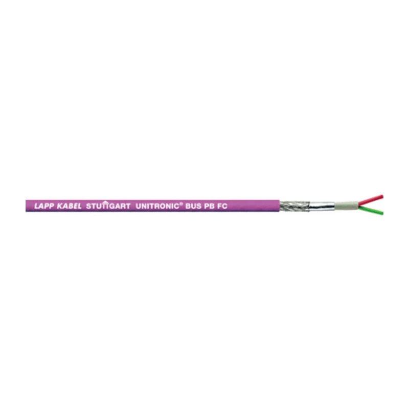 Lapp UNITRONIC BUS PB FC Data Cable, 2 Cores, 0.64 mm² CSA 19 AWG, Screened, 250 V, 50 m Length, Violet Polyethylene 2170820