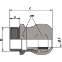 Lapp SKINTOP ST Series 100 Cable Gland Kit, 5 x PG7 Cable Glands, Polyamide Body, Germany Origin 53018000
