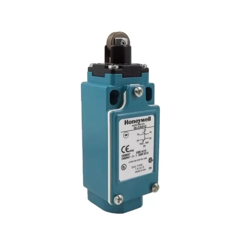 Honeywell Technologies GLC Series Roller Plunger Limit Switch, SPDT, IP66, Die Cast Zinc Epoxy Coated Housing, 240V GLCA01C