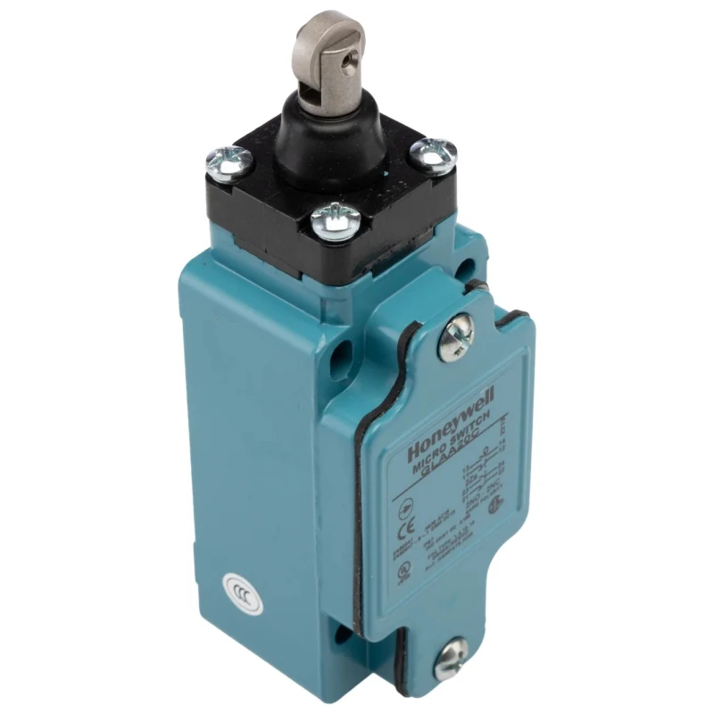 Honeywell Technologies GLA Series Roller Plunger Limit Switch, 2 NO/2 NC, IP67, Die Cast Zinc Epoxy Coated Housing, 600V 