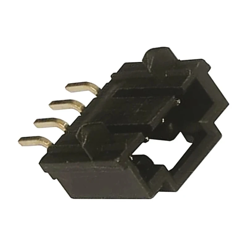 Molex SL Series Right Angle Surface PCB Header 4 Contacts 2.54 mm Pitch 1 Row Shrouded 1591-7040