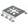 Cablofil International Universal Mounting Plate Pre-Galvanised Steel Cable Tray Accessory 19mm Width CM50XLGS