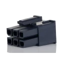 Molex Mega-Fit Male Connector Housing 5.7 mm Pitch 6 Way 2 Row Straight 170001-0106