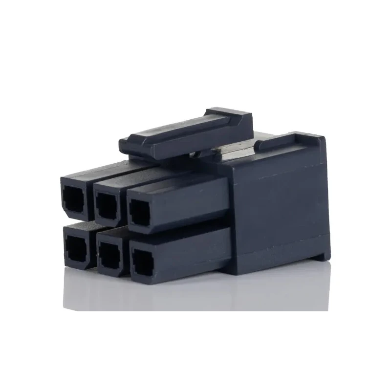 Molex Mega-Fit Male Connector Housing 5.7 mm Pitch 6 Way 2 Row Straight 170001-0106