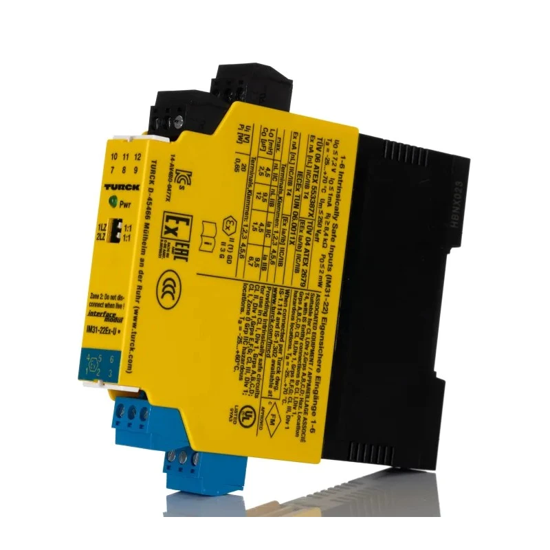 Turck 2 Channel Galvanic Barrier Analogue Signal Isolator IECEx/ATEX 20-250V AC IM31-22EX-U