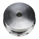 Rexnord 102 mm OD Pilot Bore Cast Iron Coupler 122 mm Length OMEGA-E3-HUB-PB