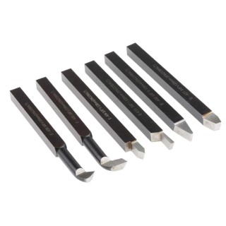 RS PRO 6 Piece Lathe Shaping Kit Cobalt High Speed Steel 125mm 696-083