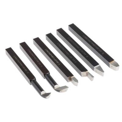 RS PRO 6 Piece Lathe Shaping Kit Cobalt High Speed Steel 125mm 696-083