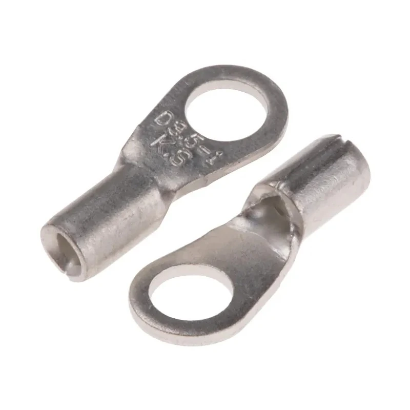 RS PRO Uninsulated Ring Terminal 6 mm Stud Size 22 AWG to 16 AWG Wire Grey 809-2224