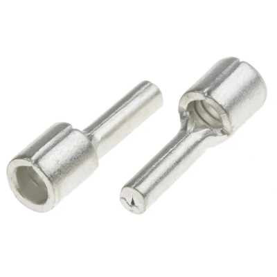 RS PRO Uninsulated Crimp Pin Connector 12 AWG to 10 AWG Copper Contact 2.8 mm Diameter 10 mm Length 809-2353