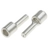 RS PRO Uninsulated Crimp Pin Connector 12 AWG to 10 AWG Copper Contact 2.8 mm Diameter 10 mm Length 809-2353