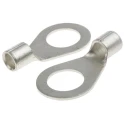 RS PRO Uninsulated Ring Terminal 17 mm Stud Size 4 AWG Wire Size Grey 809-2313