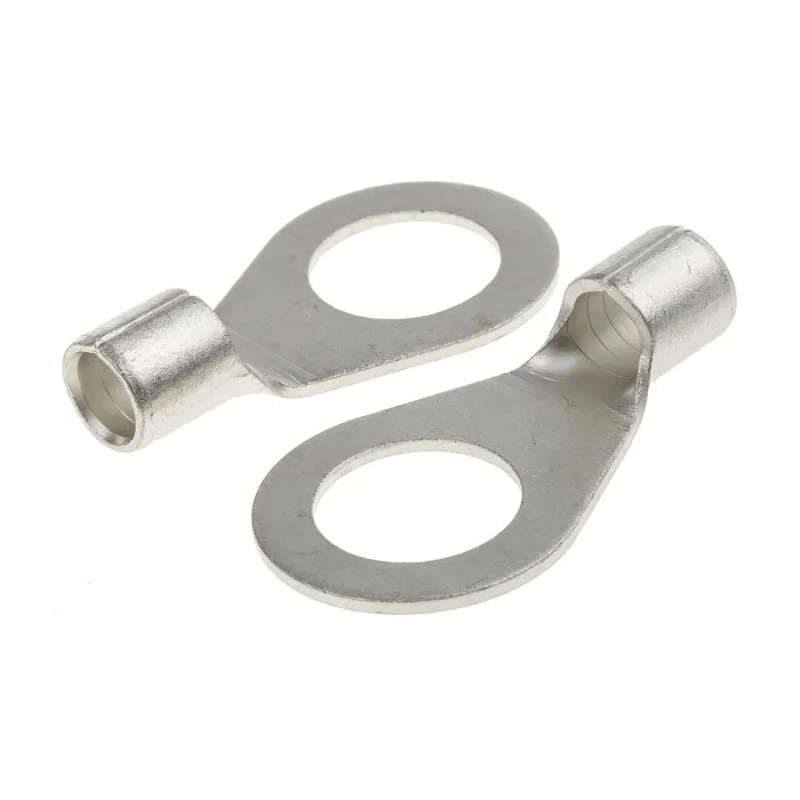 RS PRO Uninsulated Ring Terminal 17 mm Stud Size 4 AWG Wire Size Grey 809-2313