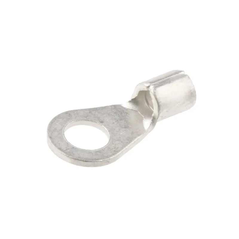 RS PRO Uninsulated Ring Terminal 4.3 mm Stud Size 16 AWG 14 AWG Wire Size Grey 809-2243